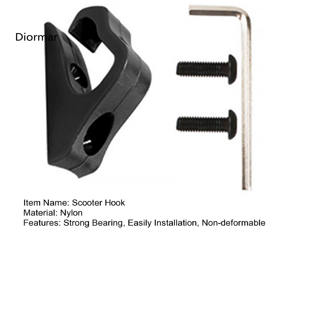 1 Bộ Móc Treo Đồ Bằng Nhựa Nylon Chịu Lực Tốt Chống Thấm Nước Cho Xe Scooter M365pro1s