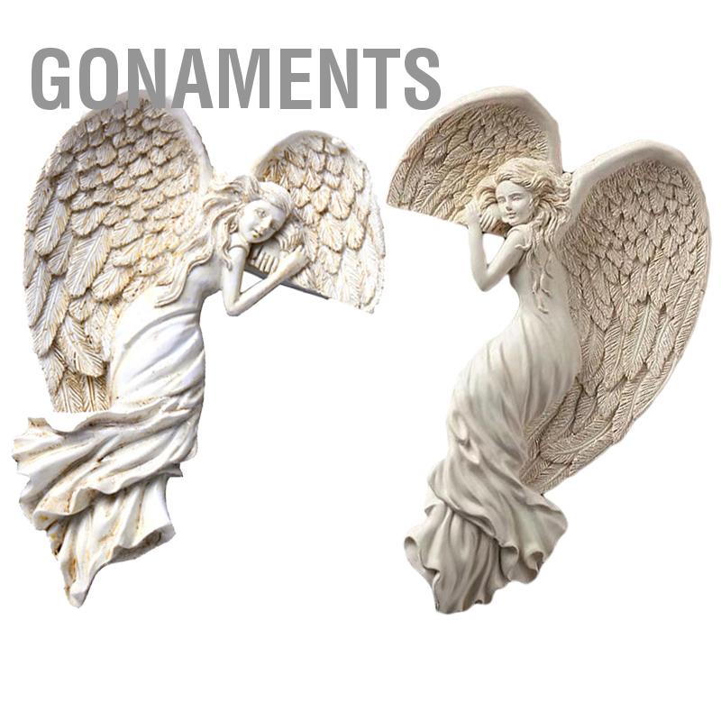 * Tượng Mini Hình Người Trang Trí Nhà Cửa Phong Cách Bắc Âu, Tượng Thần Thiên thần Bằng Nhựa Để Bàn Dùng Trang Trí, Tượng thiên thần Trang trí Khung cửa Bằng Gonaments F.
