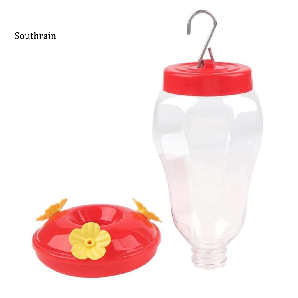 Bình Đựng Nước Trong Suốt Dung Tích Lớn Có Móc Treo Cho Chim Ruồi