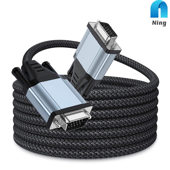 Cáp Chuyển Đổi VGA Sang VGA 15-pin Đầu Vào 1080p Đầu Ra Vít 3 + 6 Cho Máy Chiếu