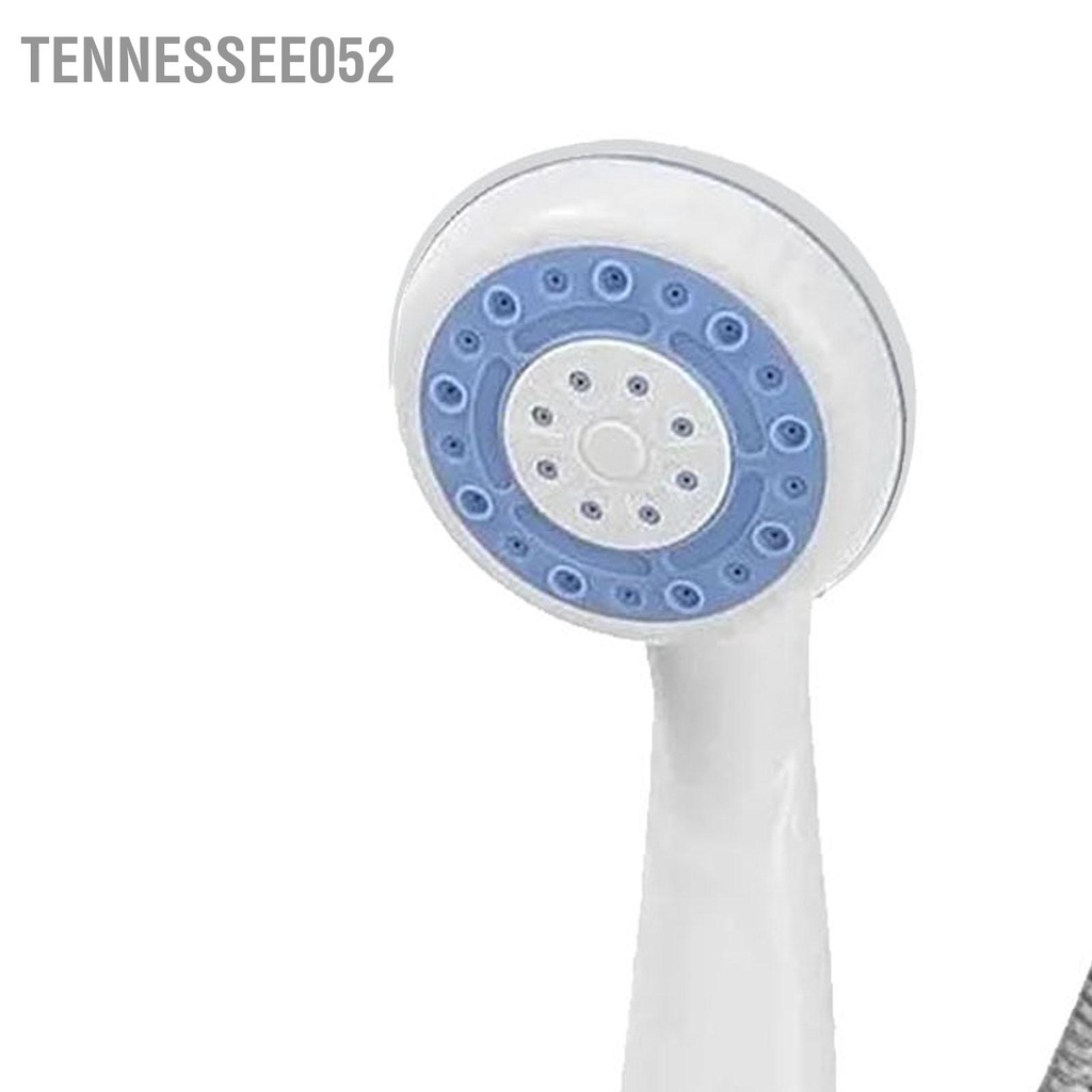 Tennessee052 Vòi hoa sen di động Máy bơm vòi cắm trại chạy bằng pin điện ABS để sử dụng ngoài trời