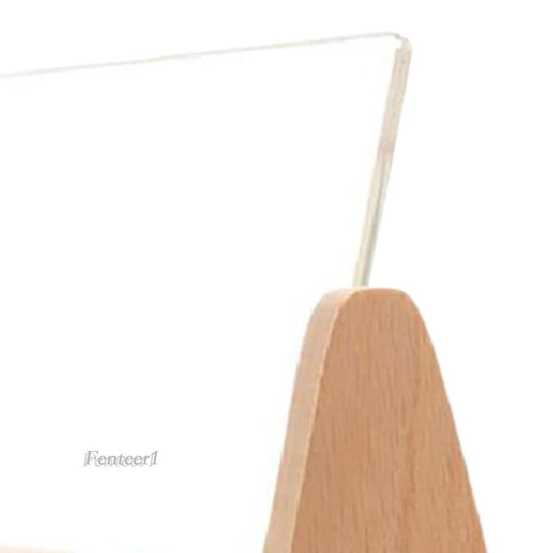 Khung Ảnh 1 [Fenteer1] Với Đế Gỗ Trưng Bày Hình Nghệ Thuật Cho Phòng Khách / Văn Phòng