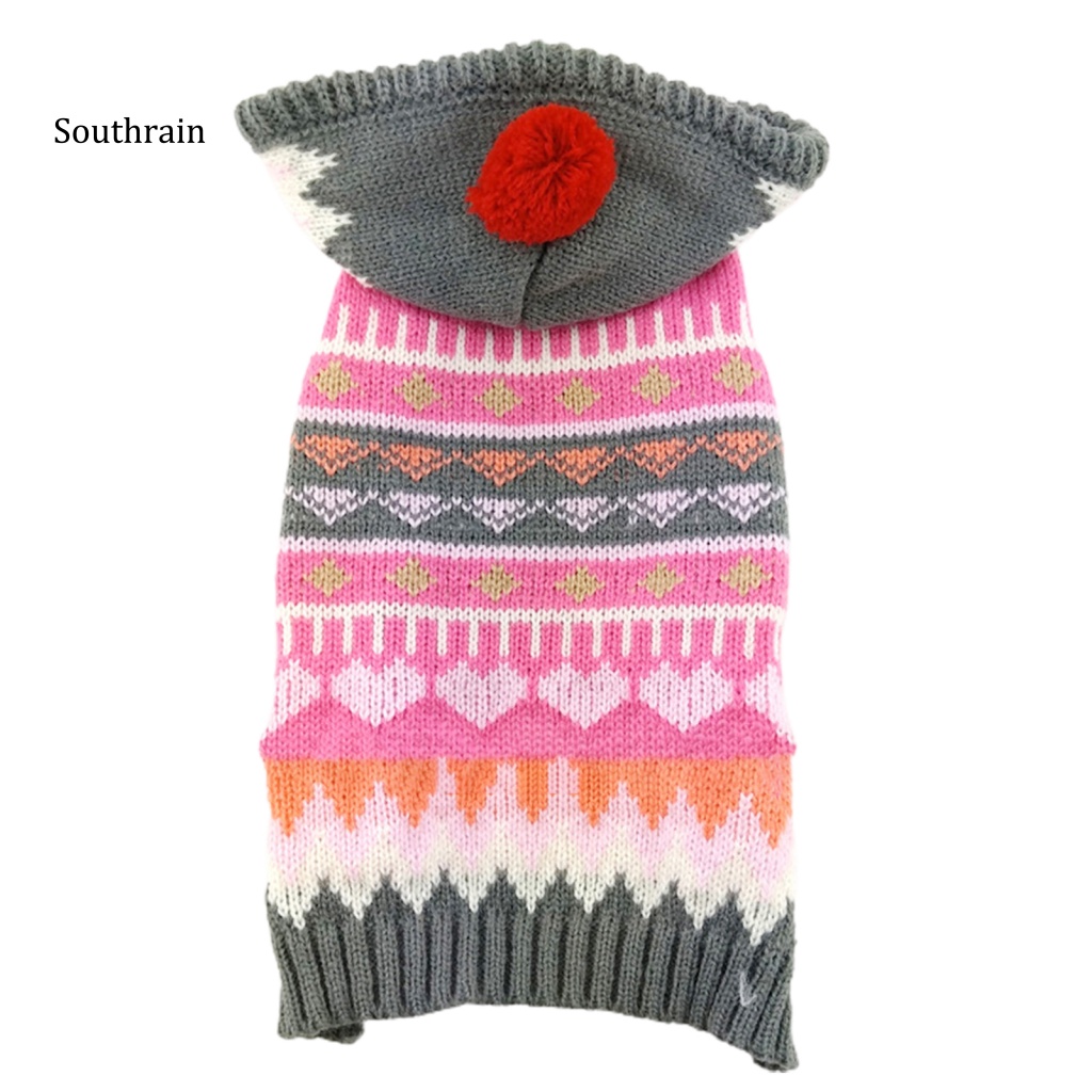 Áo Sweater Chui Đầu Thiết Kế Hai Ống Chân Giữ Ấm In Họa Tiết Thời Trang Mùa Thu Cho Cún Cưng