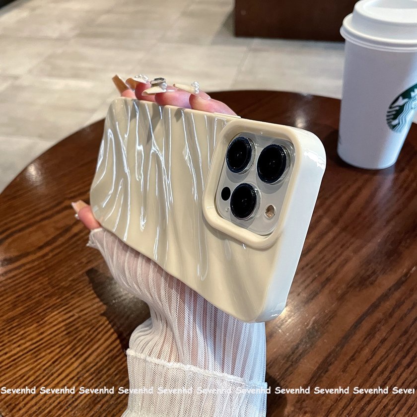 Ốp Điện Thoại Mềm Chống Sốc Họa Tiết Gợn Sóng Cho iPhone14 13 12 11 Pro Max 8 7 6 6s Plus X Xr Xs Max SE 2020