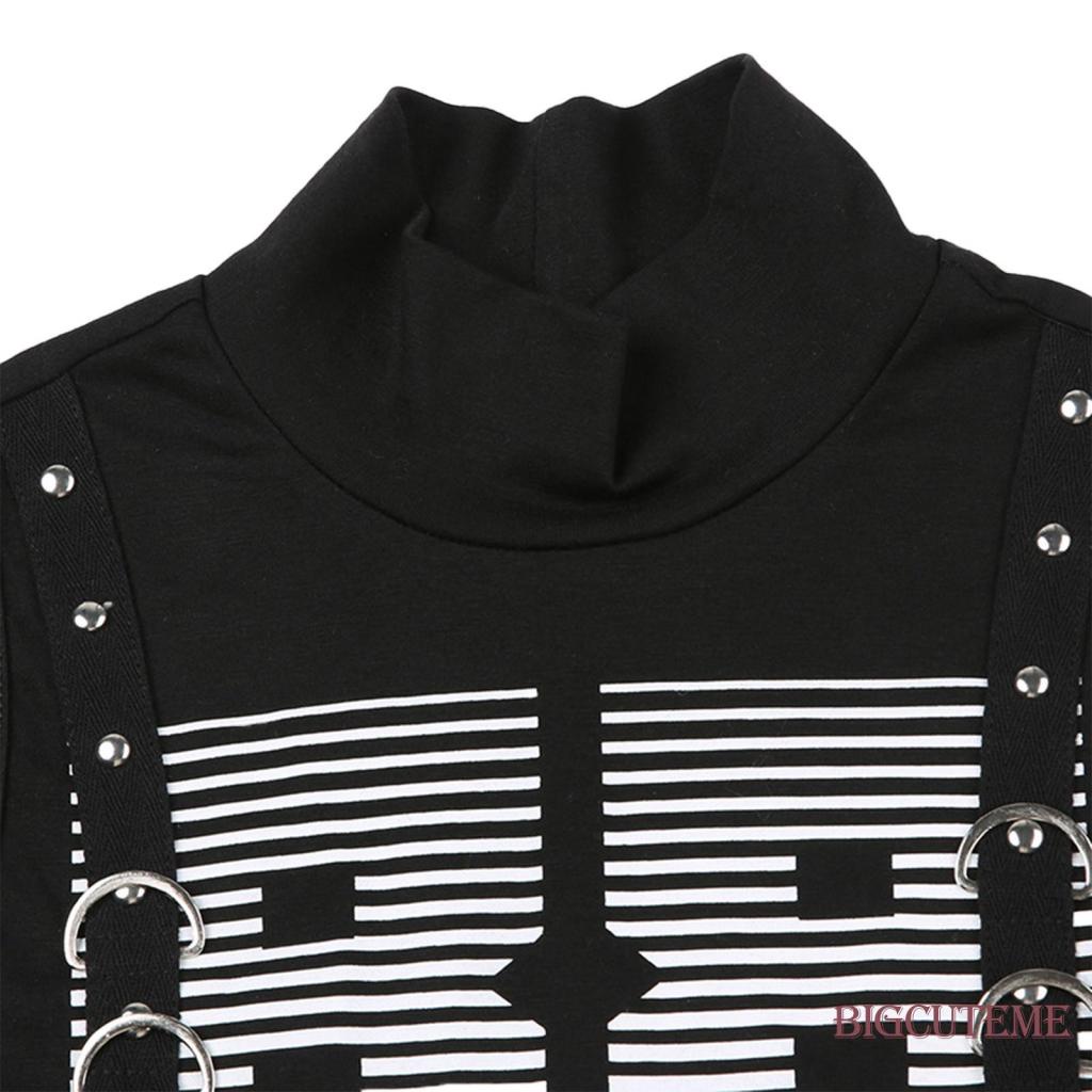 Áo Croptop Sát Nách In Chữ Phối Dây Ruy Băng Phong Cách Hip Hop Thời Trang Mùa Hè Cho Nữ