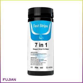 Tropical Aquarium 7 In 1 Test Strip Kit For Testing Ph Of Nitrite Nitrate Chlorine And Bromine Kh Gh No2 No3