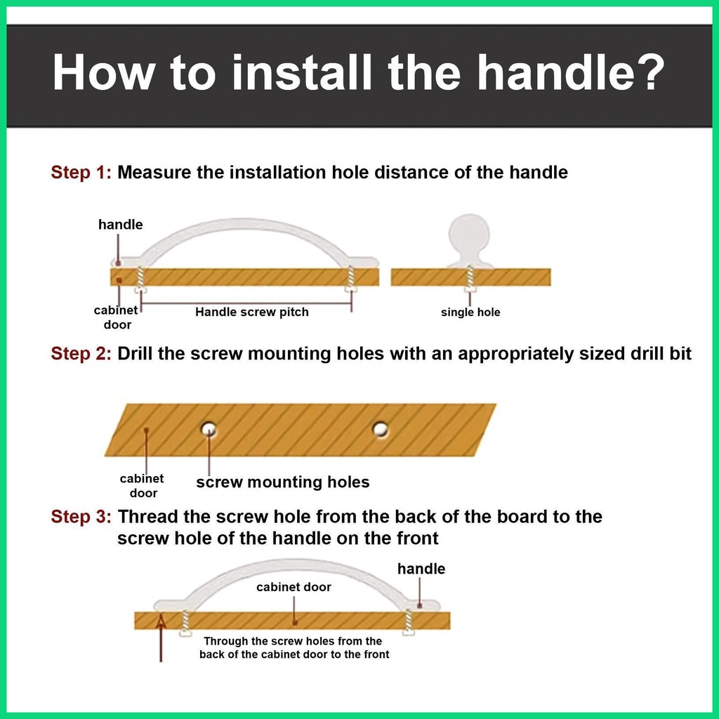 Tay Nắm Ngăn Kéo Tủ Phong Cách Bắc Âu Hiện Đại