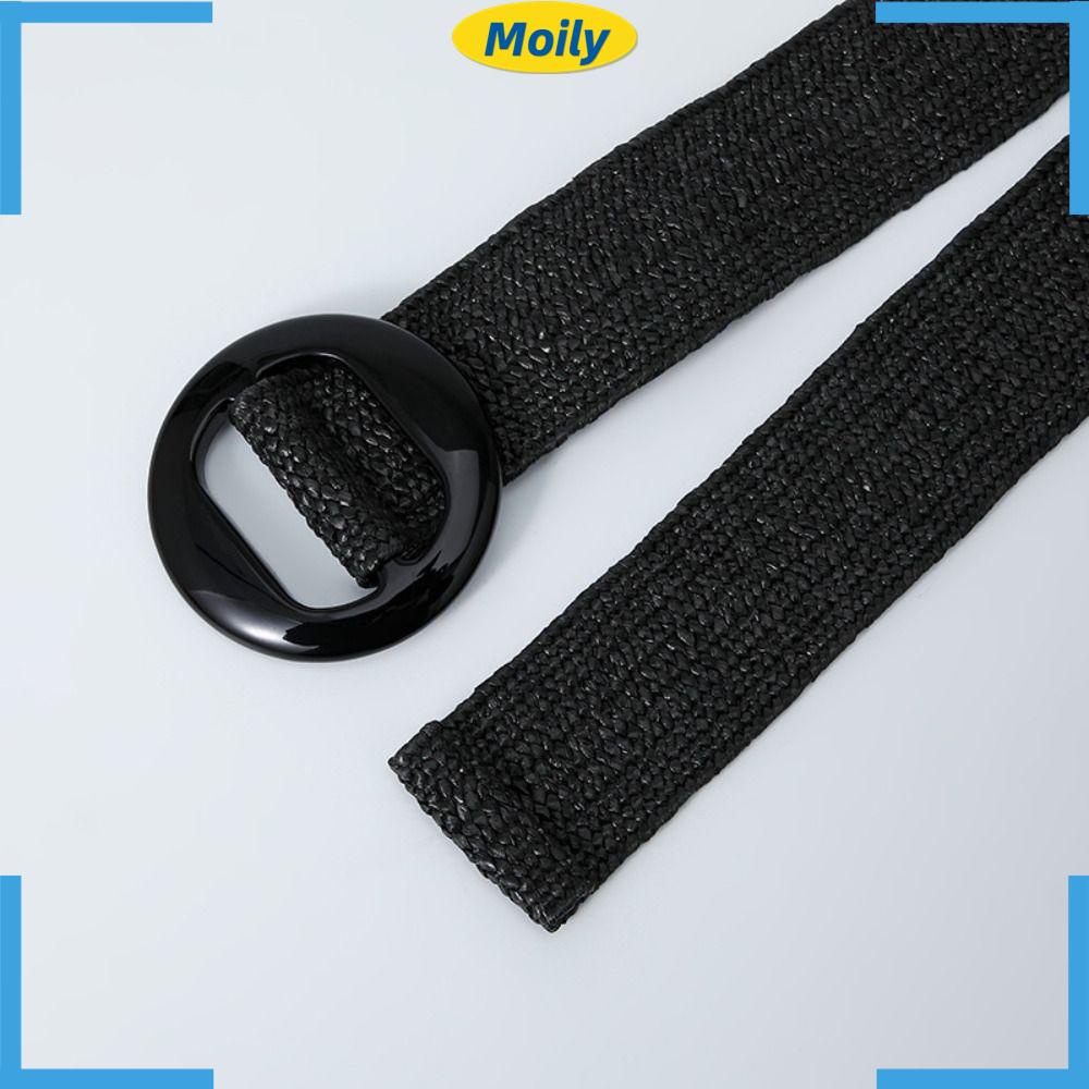 Thắt Lưng Bện Sợi Rơm Co Giãn Thời Trang Bohemian