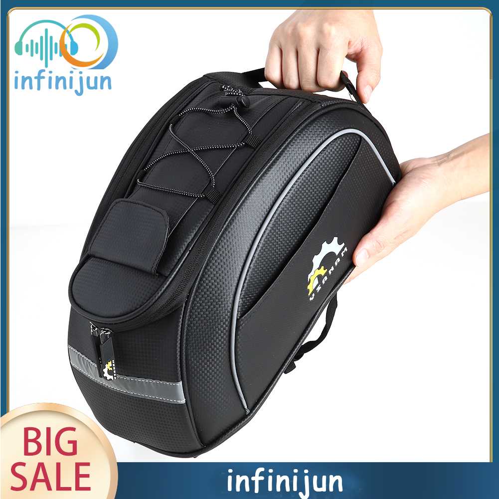 Túi Đựng Đồ Dùng Bằng Sợi Carbon Phản Quang Chống Thấm Nước Tiện Dụng Cho Xe Đạp