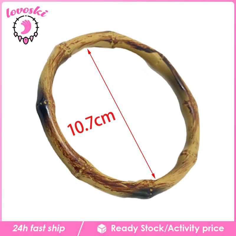 Set 5 Túi Xách Macrame Giả Tre Có Tay Cầm DIY