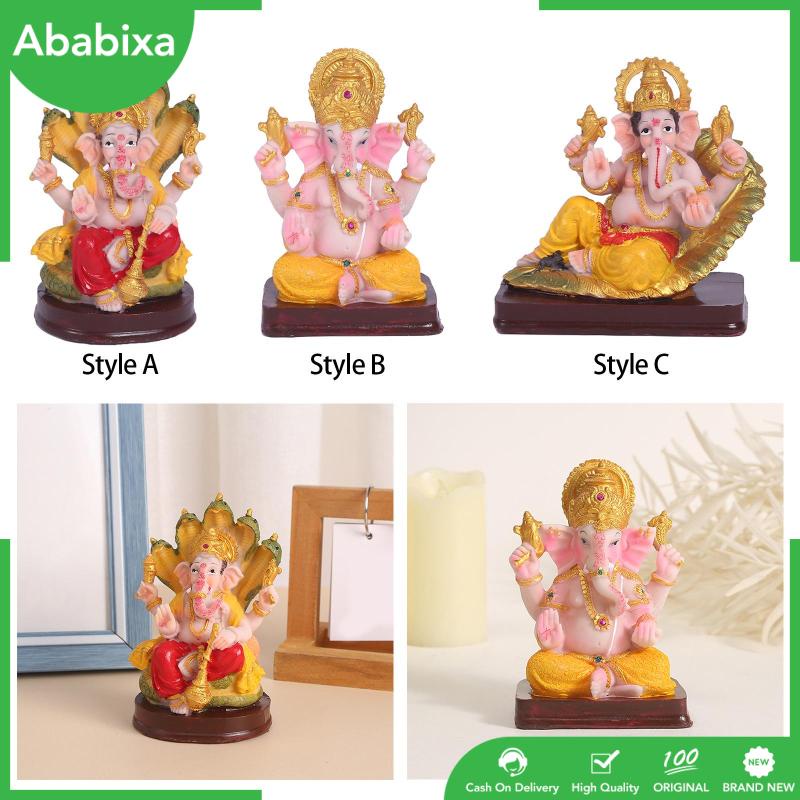 [Ababixa] Tượng Thần Voi Diwali Blessing idol Làm Quà Tặng Trang Trí Nhà Ở / Văn Phòng