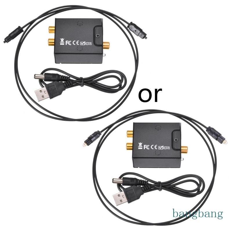 Bộ Giải Mã Quang Học Toslink Coaxial Sang RCA R L Dễ Sử Dụng