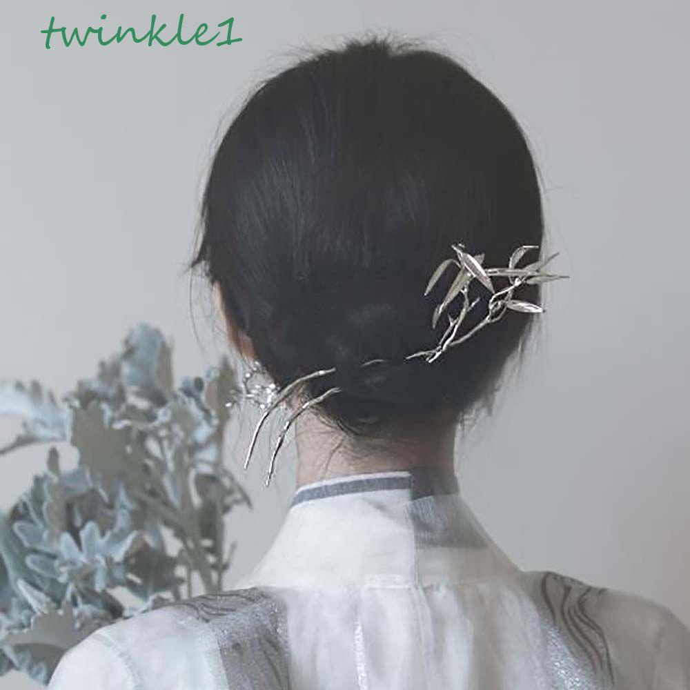 Trâm Cài Tóc Kim Loại Phong Cách Cổ Điển Cho Nữ|Kẹp Tóc Đính Đá Lấp Lánh Thời Trang|Kẹp Tóc Phong Cách Trung Hoa Xinh Xắn Cho Nữ