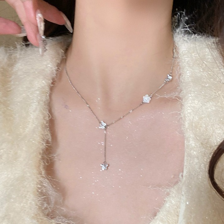 Vòng cổ Mặt Hình Bướm Thời Trang Hàn Quốc Sang Trọng Cho Nữ