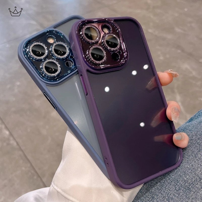 Ốp Điện Thoại Trong Suốt Màu Gradient Cho iPhone 14 Pro Max 14 plus 13 14 Pro Max 11 12 Pro Max juncongshop