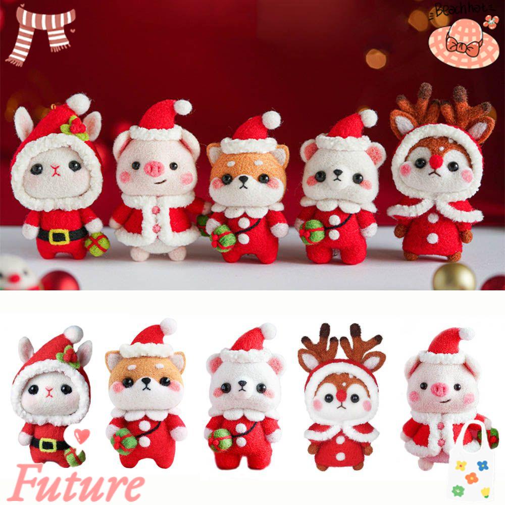 Phụ Kiện Trang Trí Cây Thông Giáng Sinh Bằng Vải Nỉ Thủ Công DIY Dành Cho Người Mới Bắt Đầu