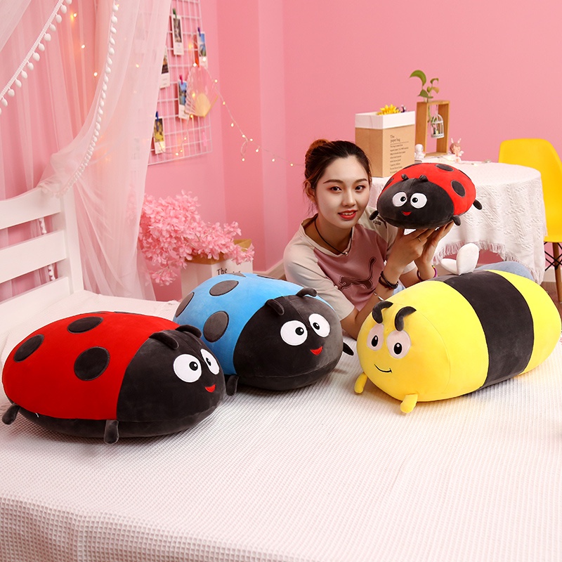 Thú Nhồi Bông Hình Bọ Rùa Nhiều Màu Sắc 40-60cm