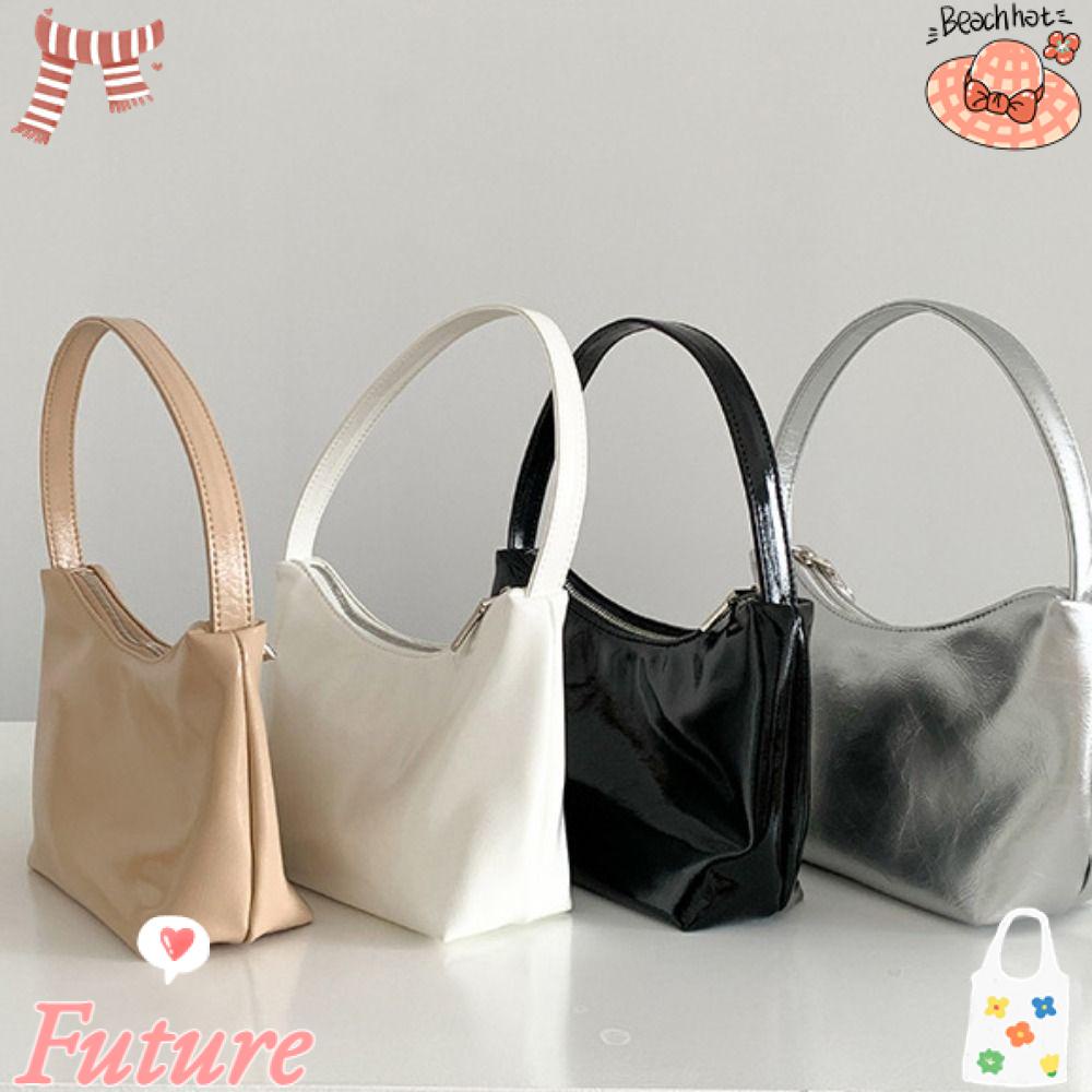 Túi Đeo Vai / Kẹp Nách Màu Sắc Đơn Giản Phong Cách Vintage Cho Nữ