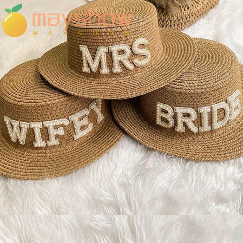 Nón Cối Đi Biển Hình Trăng Mật Cho Cô Dâu