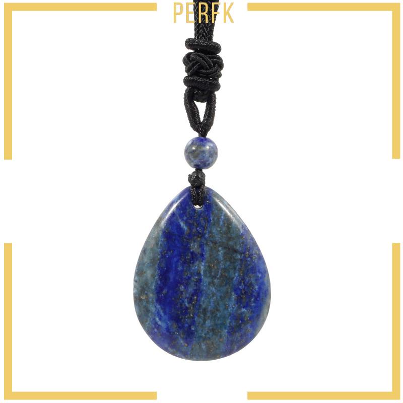 Vòng cổ Mặt Đá Hình Giọt Nước Có Thể Điều Chỉnh Kích Cỡ Dành Cho Nam Và Nữ