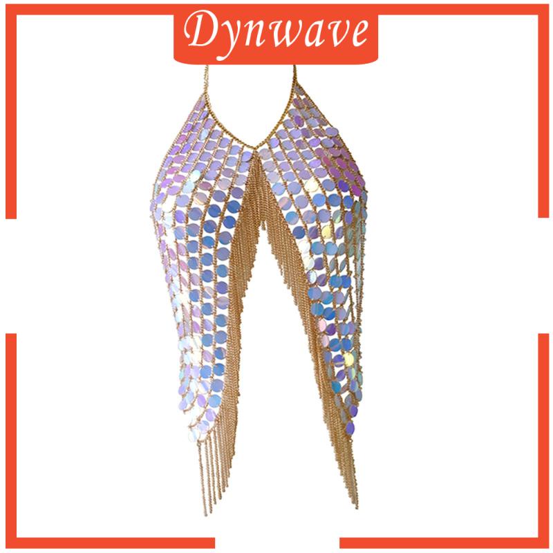 [Dynwave] Áo Ngực Đính Kim Sa Lấp Lánh Cho Nữ Đi Hộp Đêm Bãi Biển / Lễ Hội Rav