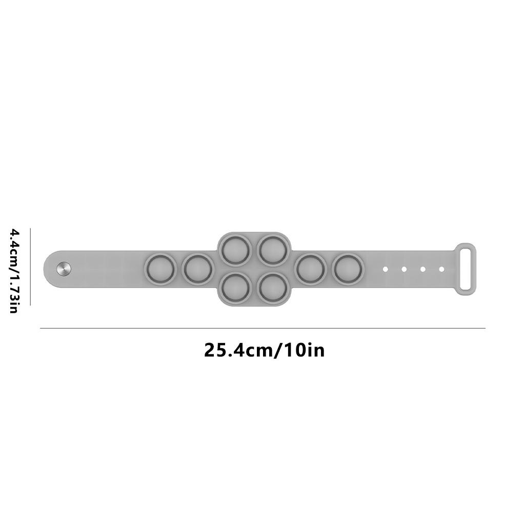 Vòng Đeo Tay Silicone Bong Bóng Giảm Căng Thẳng Điều Chỉnh Được