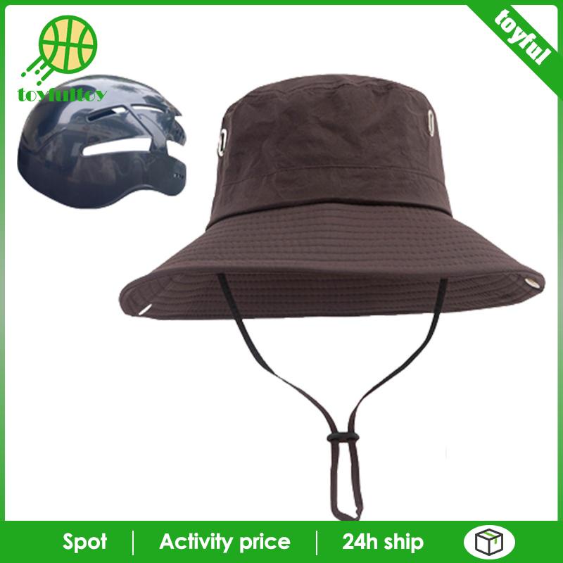 Mũ Bucket Vành Rộng Có Dây Gấp Gọn Tiện Dụng Cho Hoạt Động Ngoài Trời