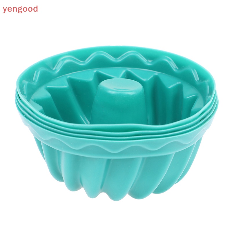 Bộ 4 Khuôn Silicone Làm Bánh Nhiều Hình Dạng Không Dễ Vệ Sinh Tái Sử Dụng Tiện Lợi