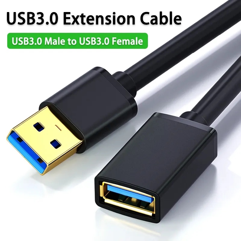 Cáp Mở Rộng Tốc Độ Cao 0.5 / 1 / 1.5 / 2 / 3m 5Gbps USB 3.0 2.0