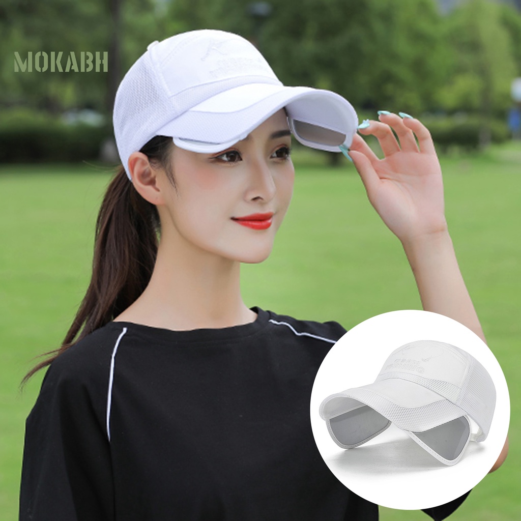 Mũ Lưỡi Trai Polyester Vành Thu Gọn Chống Tia UV Họa Tiết Tinh Tế Thời Trang Unisex