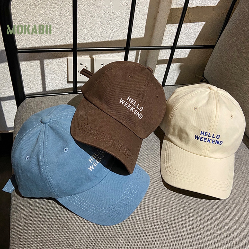 Mũ Lưỡi Trai Thêu Chữ Phong Cách Nhật Bản Thời Trang Xuân Hè Cho Nữ