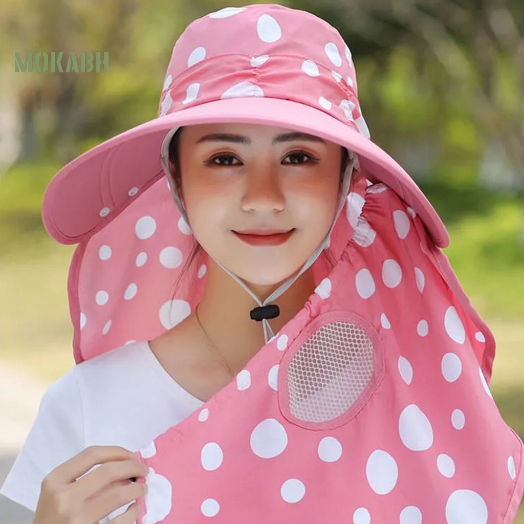 Nón Rộng Vành Đi Biển Bằng Chất Liệu Cotton Kiểu Dáng Hợp Thời Trang Dành Cho Nữ