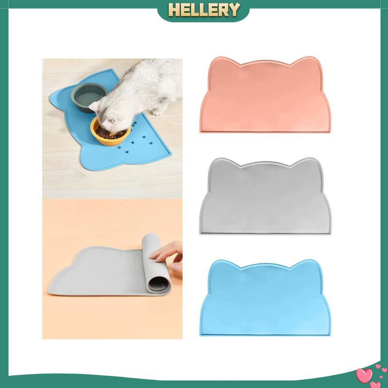 Thảm Lót Sàn Đựng Thức Ăn / Nước Uống Cho Thú Cưng Màu Hồng