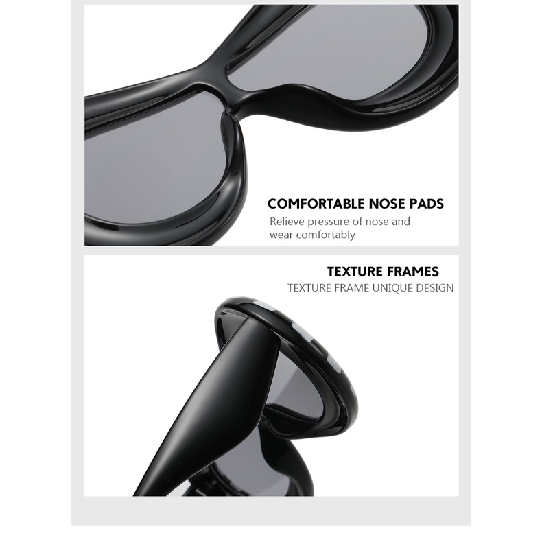 Kính Mát Gọng Hình Bướm Phong Cách Âu Mỹ Thời Trang