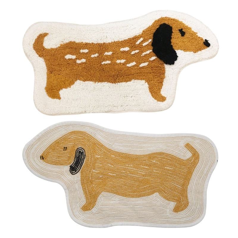 Thảm Lót Sàn Nhà Tắm Mềm Mại Thấm Hút Nước Chống Trượt Hình Động Vật Hoạt Hình Siêu Dễ