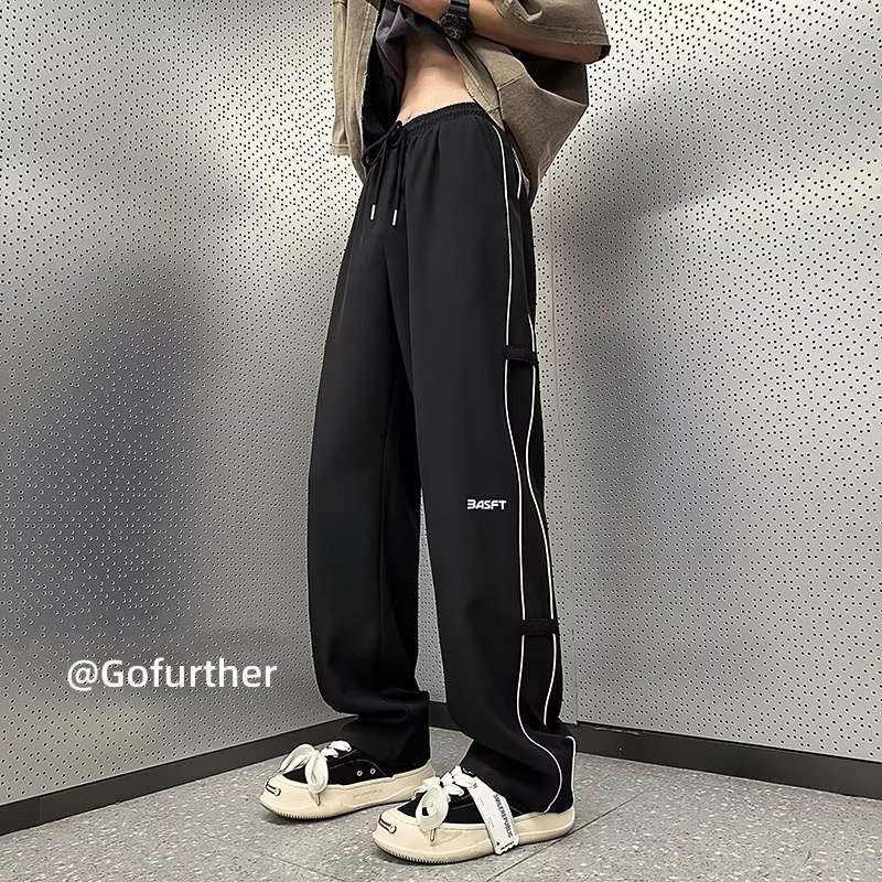 Quần Dài Ống Rộng Phong Cách Đường Phố Thời Trang Mùa Hè Cho Nam