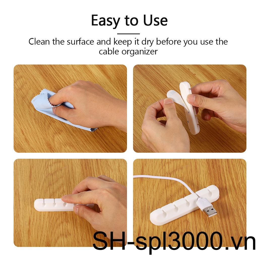 5 Dụng Cụ Cố Định Dây Cáp Bằng Silicone