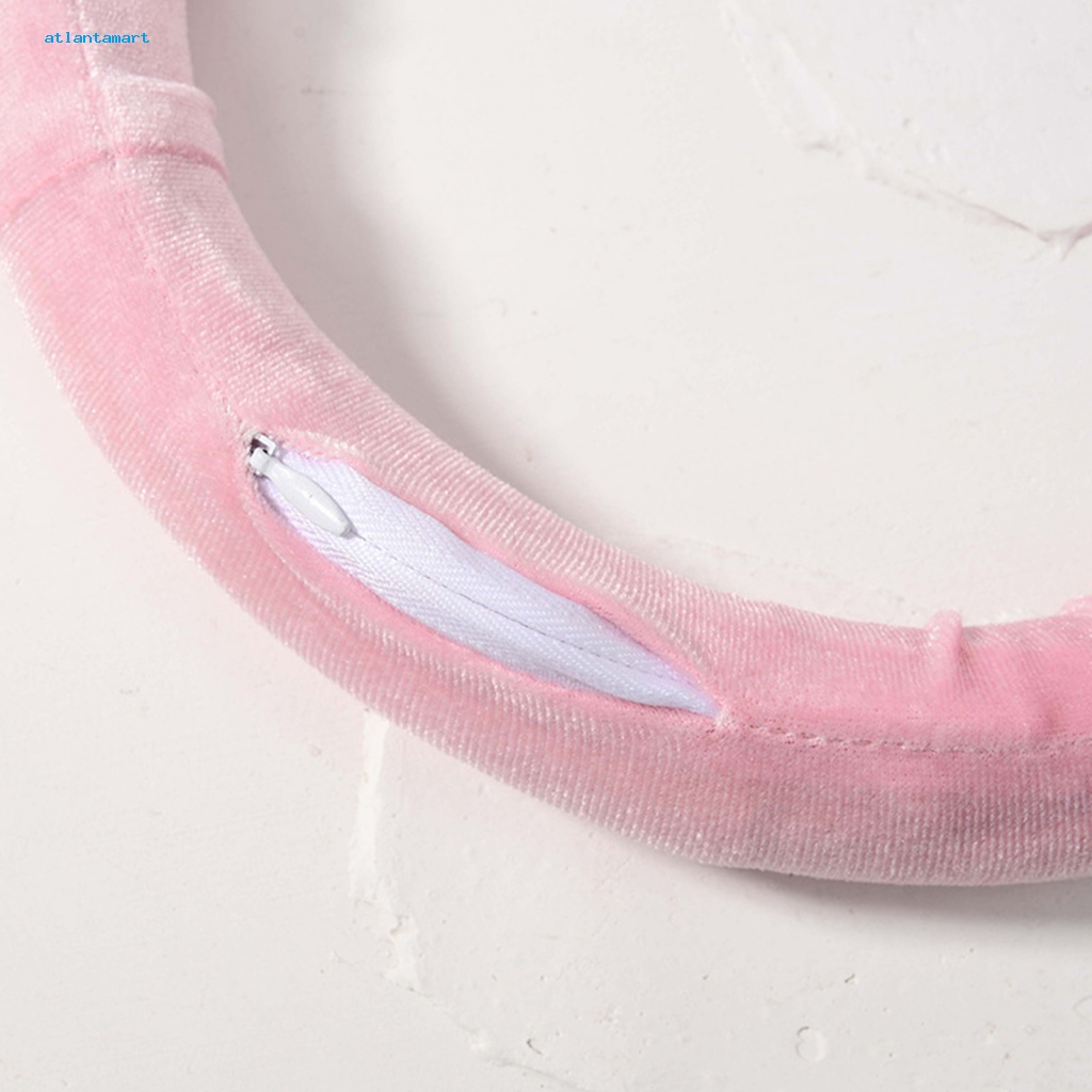 Túi Đựng Đồ Dùng Cao Cấp Tiện Dụng| Dây Cột Tóc Polyester Tạo Hiệu Ứng Gợn Sóng Màu Trơn Dễ Sử Dụng Cho Nữ