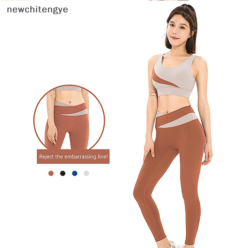 Bộ Đồ Tập Yoga Lưng Cao Không Đường May Thời Trang Cho Nữ