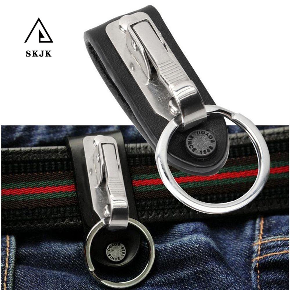 Móc Chìa Khóa Bằng Da Sáng Tạo Có Thể Tháo Rời Cho Nam