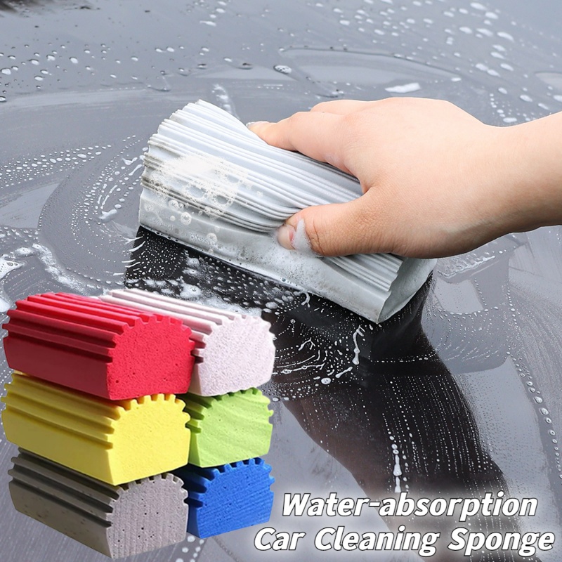 Bọt Biển PVA Siêu Thấm Hút Màu Sắc Ngẫu Nhiên Chuyên Dụng Vệ Sinh Đánh Bóng Xe Hơi