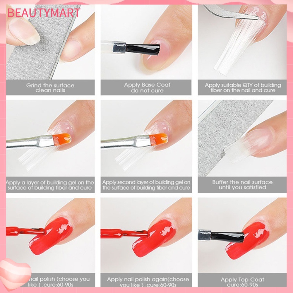 Bộ 50 Sợi Thủy Tinh Acrylic Nối Dài Móng Tay