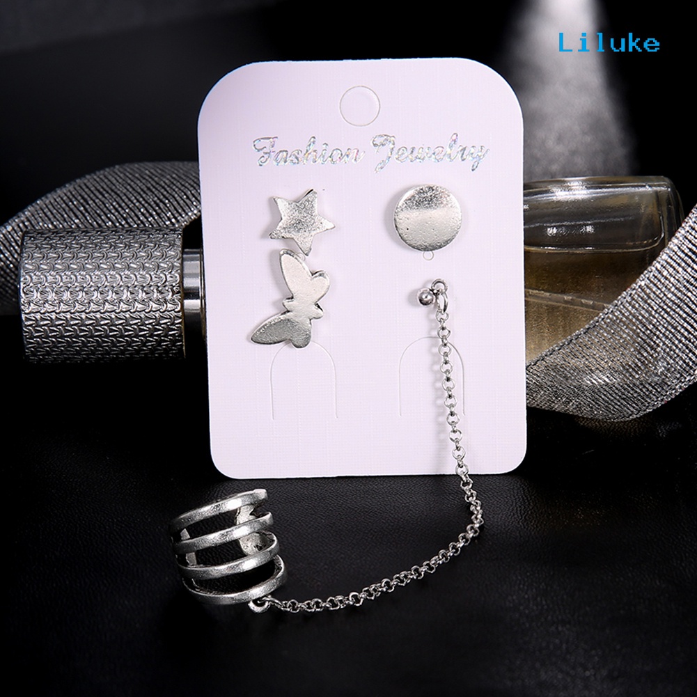 Bộ 4 Khuyên Tai Nữ Trang Phong Cách Bohemian