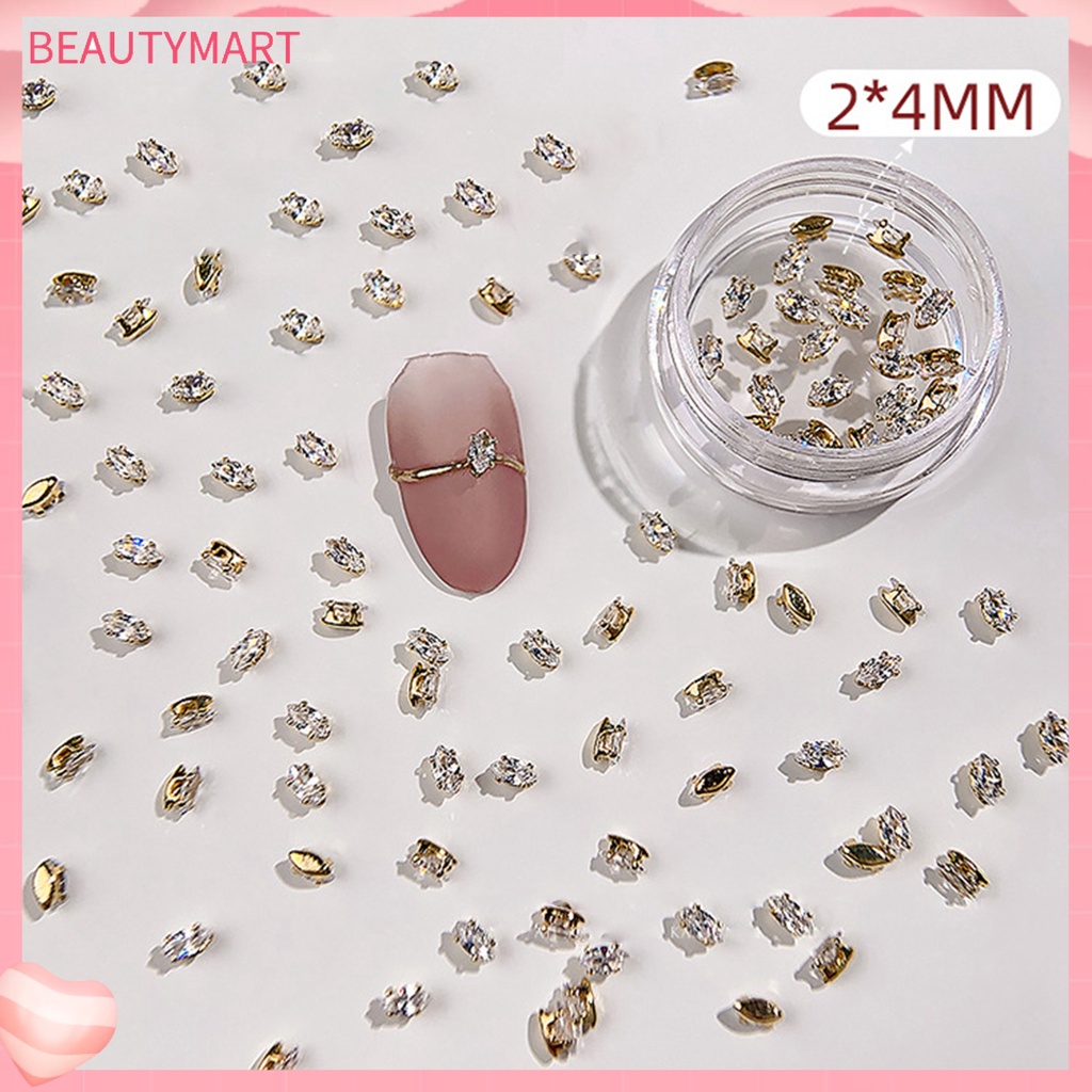 Set 20 Phụ Kiện Đính Đá Zircon Trang Trí Móng Tay Nghệ Thuật Cho Nữ