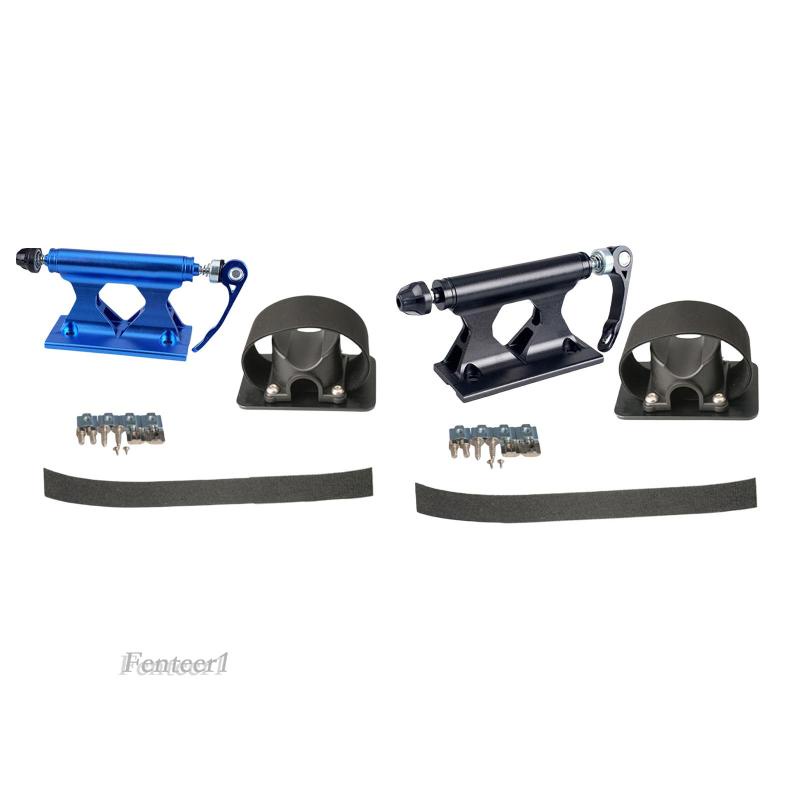 [Fenteer1] Khung Gắn Phuộc Xe Đạp Bằng Hợp Kim Nhôm Màu Đen