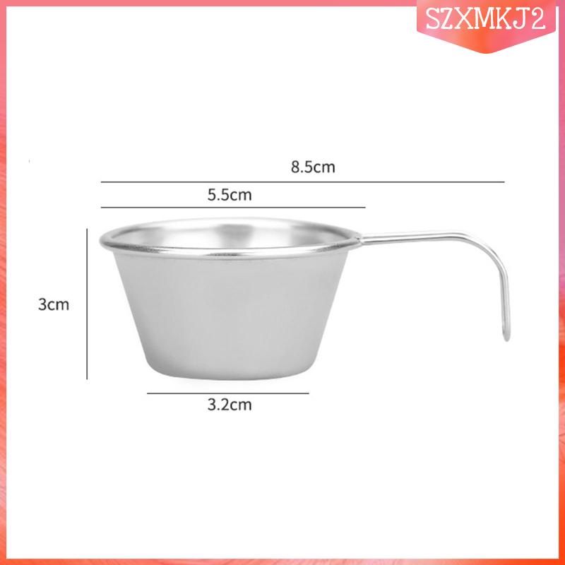 Bộ 2 Tô Đựng Thức Ăn Bằng Thép Không Gỉ Thiết Kế Nhỏ Gọn Tiện Dụng Mang Theo Du Lịch Cắm Trại