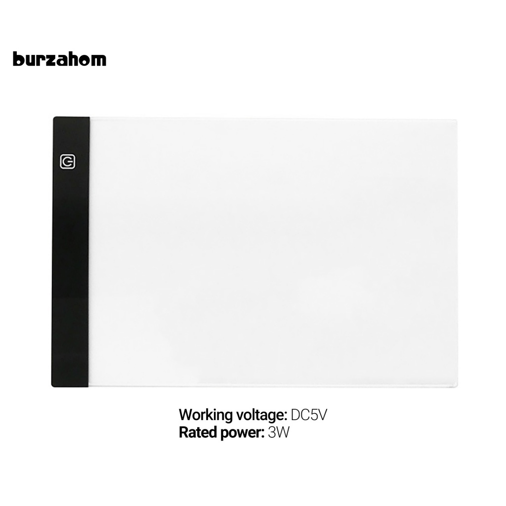 Bảng Khuôn Vẽ Đèn LED Khổ A4 Siêu Mỏng Kiểm Soát Cảm Ứng Kèm Sạc USB Chuyên Dụng Chất Lượng Cao