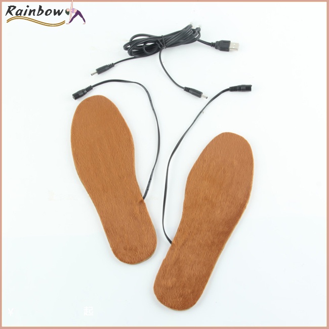 1 Cặp Vớ Sưởi Ấm Chân Bằng Điện Usb Dành Cho Nam Nữ