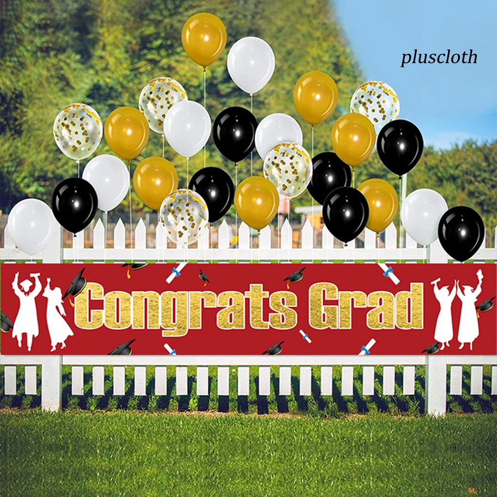 Banner Trang Trí Lễ Tốt Nghiệp PLU * PLU * Không Phai Trong Suốt In Họa Tiết Tinh Tế Có Thể Tái Sử Dụng