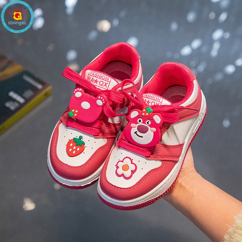 Giày Thể Thao Đế Mềm Vừa Họa Tiết Hoạt Hình Thời Trang Xuân Hè Cho Bé Gái